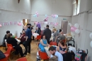 a christening party in the main hall